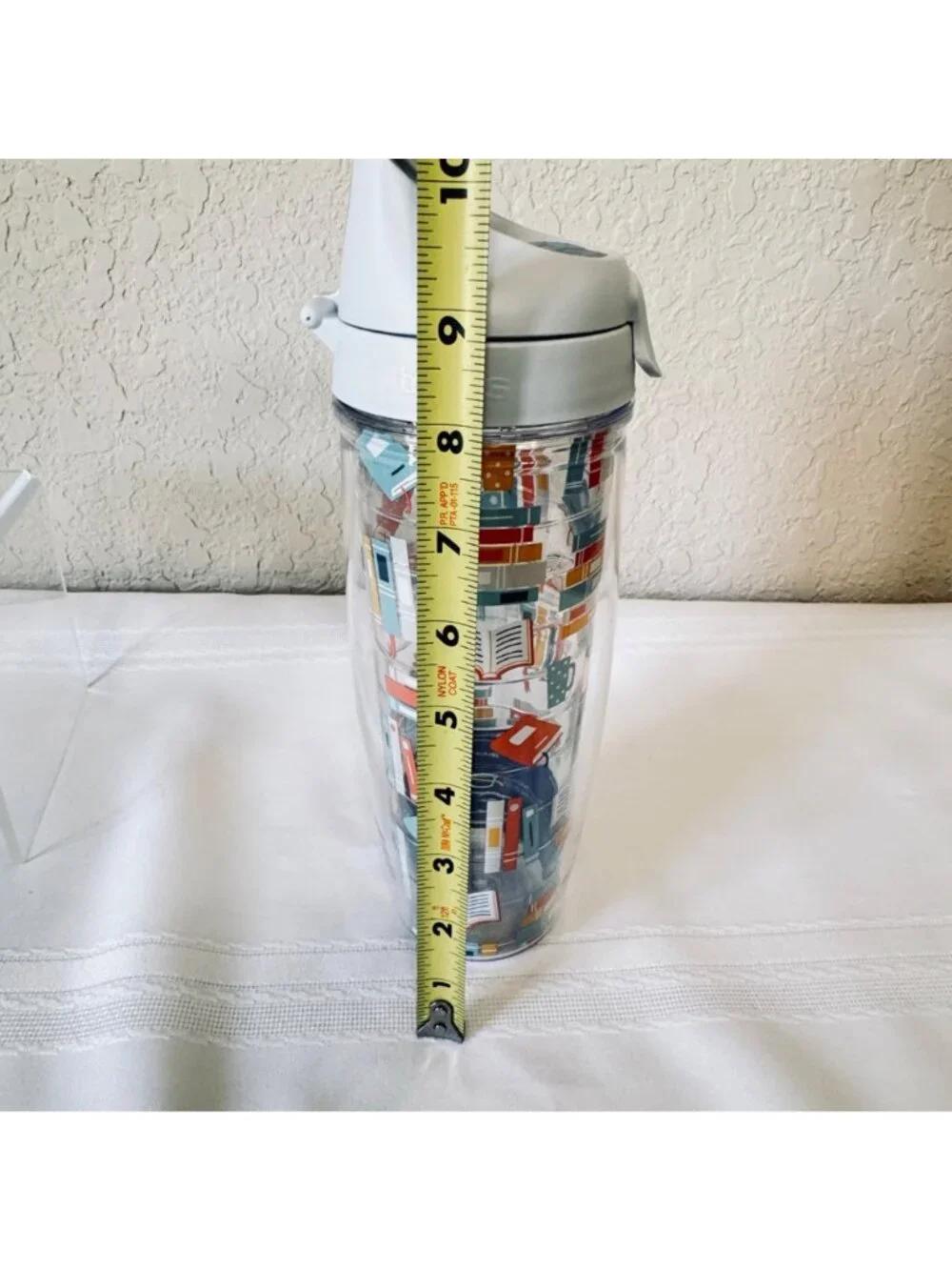 New Tervis Insulated Water Bottle Scholastic Book Pattern Lid 24oz BPA-Free